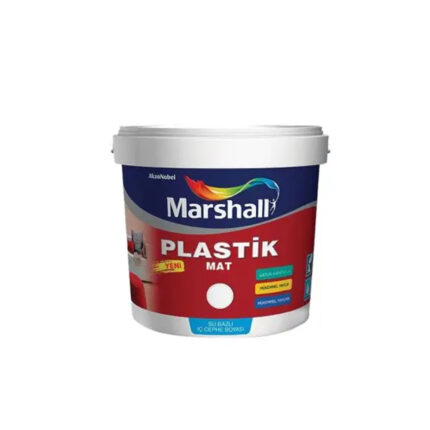 საღებავი ინტერიერის- plastik mat "marshall" 15ლტ თეთრი