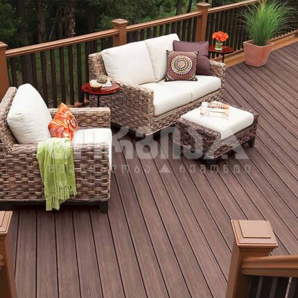 დექის იატაკი 140*23*2200მმ YT-140H23C შოკოლადის ფერი (ცალი)