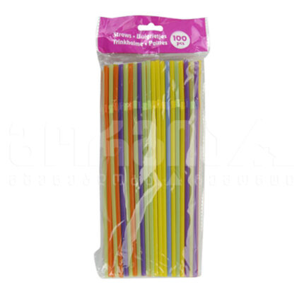 საწრუპები, ფერადი, 100ც