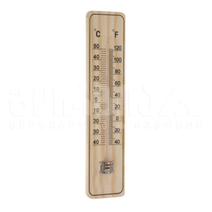 თერმომეტრი, ფანერის , 225*50*8მმ