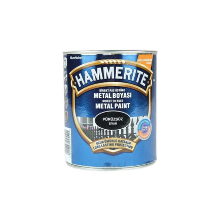 ანტიკოროზიული საღებავი 3/1-ში "Hammerite"შავი გლუვი 2,5ლტ