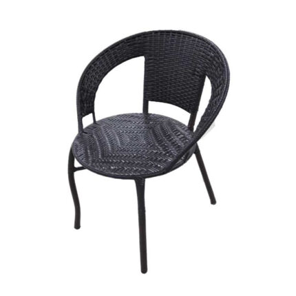 მოწნული სკამი PE-002 (მუქი ყავისფერი)