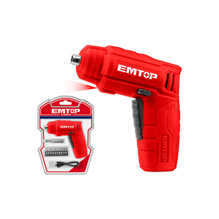 ხრახნდამჭერი Li-Ion 4ვ, 1/4" Emtop-ECSR0402