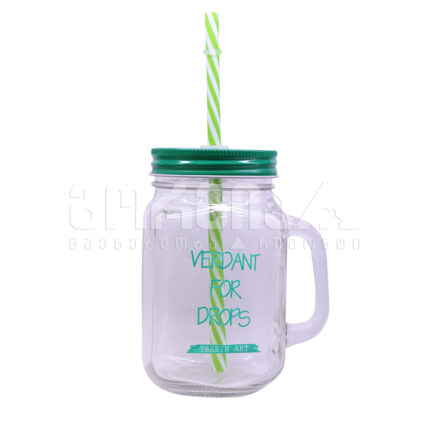 მინის ქილა ფერადი საწრუპით 1841Y