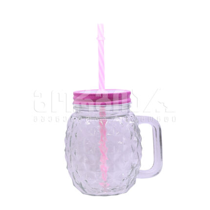 მინის ქილა საწრუპით 1842