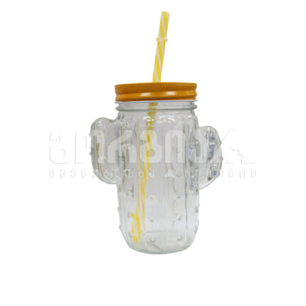 მინის ქილა საწრუპით 1844