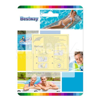 აუზის წებო-სტიკერი Bestway 2.5" x 2.5"/6.5cm x 6.5cm