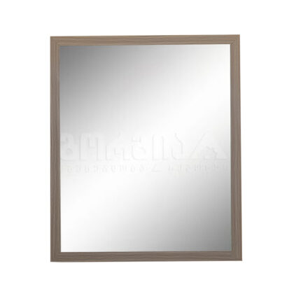 სააბაზანოს სარკე 6555 - 55*65სმ ღია ხისფერი