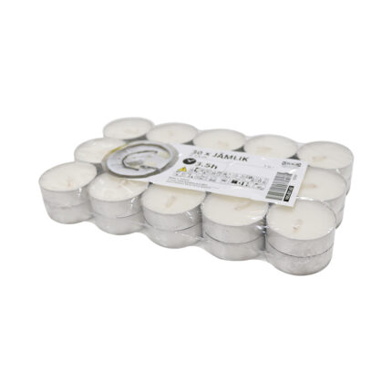 სანთელი 30ც.  თეთრი JÄMLIK