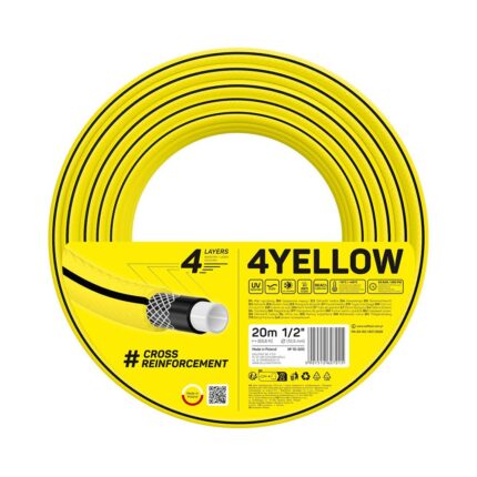 სარწყავი მილი ოთხშრიანი 4YELLOW 1/2" 30 m