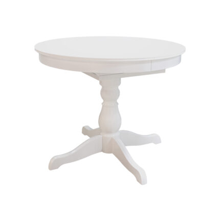 მრგვალი გასაშლელი მაგიდა თეთრი 90/125  INGATORP