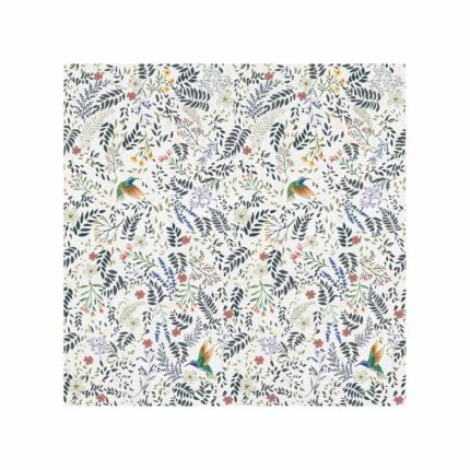 კაფელი Shall White Floral Motif 60X120 (S)